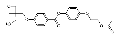 4-(2-(acryloyloxy)ethoxy)phenyl 4-((3-ethyloxetan-3-yl)methoxy)benzoate CAS:677033-38-4 manufacturer & supplier