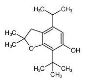 7-(tert-butyl)-4-isopropyl-2,2-dimethyl-2,3-dihydrobenzofuran-6-ol CAS:67708-76-3 manufacturer & supplier