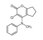 3-chloro-4-(N-methyl-anilino)-6,7-dihydro-5H-cyclopenta[b]pyran-2-one CAS:67714-04-9 manufacturer & supplier