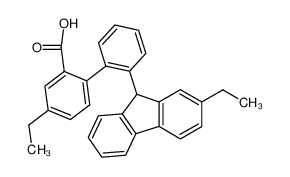 4-Ethyl-2'-(2-ethyl-9H-fluoren-9-yl)-biphenyl-2-carboxylic acid CAS:67715-44-0 manufacturer & supplier