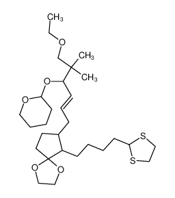 6-(4-[1,3]Dithiolan-2-yl-butyl)-7-[(E)-6-ethoxy-5,5-dimethyl-4-(tetrahydro-pyran-2-yloxy)-hex-2-enyl]-1,4-dioxa-spiro[4.4]nonane CAS:67716-69-2 manufacturer & supplier