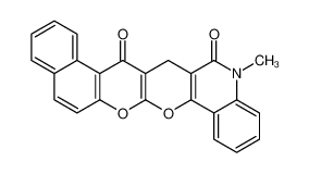 5-methyl-5,7-dihydro-benzo[5',6']chromeno[3',2':5,6]pyrano[3,2-c]quinoline-6,8-dione CAS:67717-75-3 manufacturer & supplier