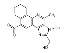 2-hydroxymethyl-11-methyl-5-nitro-6,7,8,9-tetrahydro-benzo[h]imidazo[4,5-c]quinolin-1-ol CAS:67717-98-0 manufacturer & supplier