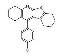 11-(4-chlorophenyl)-1,2,3,4,7,8,9,10-octahydrobenzo[4,5]thieno[2,3-b]quinoline CAS:67718-76-7 manufacturer & supplier