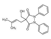 4-(hydroxymethyl)-4-(3-methylbut-2-en-1-yl)-1,2-diphenylpyrazolidine-3,5-dione CAS:67718-87-0 manufacturer & supplier