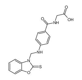 Glycine, N-[4-[[(2-thioxo-3(2H)-benzoxazolyl)methyl]amino]benzoyl]- CAS:67726-16-3 manufacturer & supplier