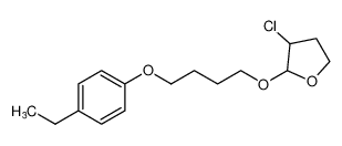 Furan, 3-chloro-2-[4-(4-ethylphenoxy)butoxy]tetrahydro- CAS:67726-65-2 manufacturer & supplier