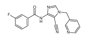 Benzamide, N-[5-cyano-1-(3-pyridinylmethyl)-1H-imidazol-4-yl]-3-fluoro- CAS:677274-72-5 manufacturer & supplier