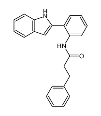 Benzenepropanamide, N-[2-(1H-indol-2-yl)phenyl]- CAS:677297-19-7 manufacturer & supplier