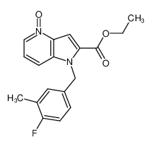 ethyl 1-(4-fluoro-3-methybenzyl)-1H-pyrrolo[3,2-b]pyridine-2-carboxylate 4-oxide CAS:677302-90-8 manufacturer & supplier