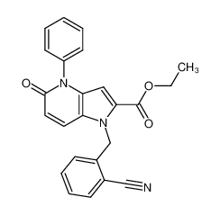 Ethyl 1-(2-cyanobenzyl)-5-oxo-4-phenyl-4,5-dihydro-1H-pyrrolo[3,2-b]pyridine-2-carboxylate CAS:677303-01-4 manufacturer & supplier