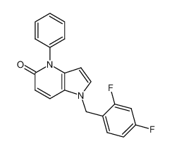 1-(2,4-difluorobenzyl)-4-phenyl-1,4-dihydro-5H-pyrrolo[3,2-b]pyridin-5-one CAS:677303-37-6 manufacturer & supplier