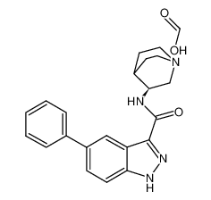 N-(((3S)-1-azabicyclo[2.2.2]oct-3-yl)-5-phenyl)-1H-indazole-3-carboxamide formate CAS:677305-32-7 manufacturer & supplier