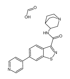 N-((3R)-1-azabicyclo[2.2.2]oct-3-yl)-6-(pyridin-4-yl)benzo[d]isothiazole-3-carboxamide formate CAS:677305-67-8 manufacturer & supplier