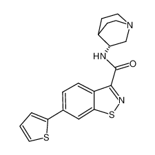 N-((3R)-1-azabicyclo[2.2.2]oct-3-yl)-6-(thiophen-2-yl)benzo[d]isothiazole-3-carboxamide CAS:677305-69-0 manufacturer & supplier