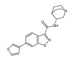 (R)-N-(quinuclidin-3-yl)-6-(thiophen-3-yl)benzo[d]isothiazole-3-carboxamide CAS:677305-70-3 manufacturer & supplier