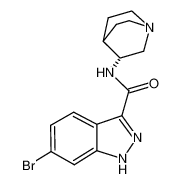 N-((3R)-1-azabicyclo[2.2.2]oct-3-yl)-6-(bromo)-1H-indazole-3-carboxamide CAS:677305-72-5 manufacturer & supplier