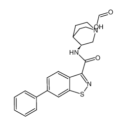 N-((3S)-1-azabicyclo[2.2.2]oct-3-yl)-6-phenylbenzo[d]isothiazole-3-carboxamide formate CAS:677306-03-5 manufacturer & supplier