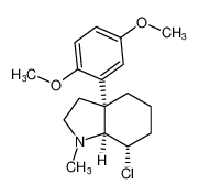 rel-(3aR,7S,7aS)-7-chloro-3a-(2,5-dimethoxyphenyl)-1-methyloctahydro-1H-indole CAS:677310-68-8 manufacturer & supplier