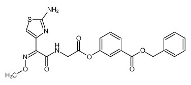 benzyl (Z)-3-(((2-(2-aminothiazol-4-yl)-2-(methoxyimino)acetyl)glycyl)oxy)benzoate CAS:677314-93-1 manufacturer & supplier