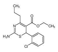 ethyl 2-amino-6-(2-chlorophenyl)-4-propyl-6H-1,3-thiazine-5-carboxylate CAS:677315-57-0 manufacturer & supplier