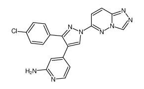 4-(1-([1,2,4]triazolo[4,3-b]pyridazin-6-yl)-3-(4-chlorophenyl)-1H-pyrazol-4-yl)pyridin-2-amine CAS:677318-94-4 manufacturer & supplier