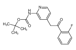 2-(2-t-butoxycarbonylaminopyridin-4-yl)-1-(2-fluorophenyl)ethan-1-one CAS:677320-31-9 manufacturer & supplier