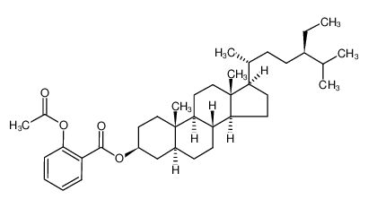 (3S,5S,8R,9S,10S,13R,14S,17R)-17-((2R,5R)-5-ethyl-6-methylheptan-2-yl)-10,13-dimethylhexadecahydro-1H-cyclopenta[a]phenanthren-3-yl 2-acetoxybenzoate CAS:677324-57-1 manufacturer & supplier