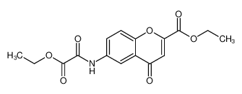 6-ethoxyoxalylamino-4-oxo-4H-chromene-2-carboxylic acid ethyl ester CAS:67733-36-2 manufacturer & supplier