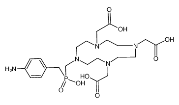 1,4,7,10-tetraazacyclododecane-4,7,10-triacetic-1-(methyl[(4-aminophenyl)methyl]phosphinic acid) CAS:677335-20-5 manufacturer & supplier