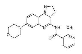 2-methyl-N-(8-morpholino-2,3-dihydroimidazo[1,2-c]quinazolin-5-yl)nicotinamide CAS:677337-74-5 manufacturer & supplier