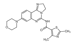 2,4-dimethyl-N-(8-morpholino-2,3-dihydroimidazo[1,2-c]quinazolin-5-yl)thiazole-5-carboxamide CAS:677337-78-9 manufacturer & supplier