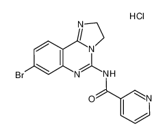 N-(8-bromo-2,3-dihydroimidazo[1,2-c]quinazolin-5-yl)nicotinamide hydrochloride CAS:677338-08-8 manufacturer & supplier