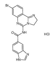 N-(8-bromo-2,3-dihydroimidazo[1,2-c]quinazolin-5-yl)-1H-benzo[d]imidazole-5-carboxamide hydrochloride CAS:677338-11-3 manufacturer & supplier