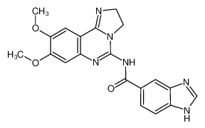 N-(8,9-dimethoxy-2,3-dihydroimidazo[1,2-c]quinazolin-5-yl)-1H-benzo[d]imidazole-5-carboxamide CAS:677338-25-9 manufacturer & supplier