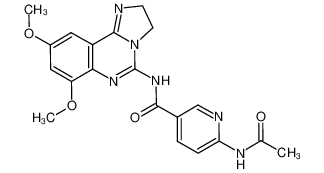 6-acetamido-N-(7,9-dimethoxy-2,3-dihydroimidazo[1,2-c]quinazolin-5-yl)nicotinamide CAS:677338-35-1 manufacturer & supplier