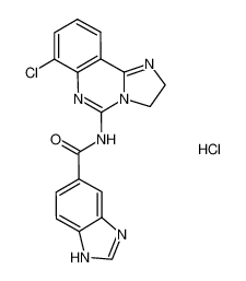 N-(7-chloro-2,3-dihydroimidazo[1,2-c]quinazolin-5-yl)-1H-benzo[d]imidazole-5-carboxamide hydrochloride CAS:677338-70-4 manufacturer & supplier