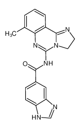 N-(7-methyl-2,3-dihydroimidazo[1,2-c]quinazolin-5-yl)-1H-benzo[d]imidazole-5-carboxamide CAS:677338-73-7 manufacturer & supplier