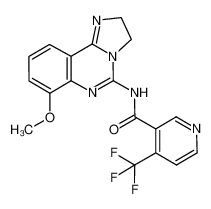 N-(7-methoxy-2,3-dihydroimidazo[1,2-c]quinazolin-5-yl)-4-(trifluoromethyl)nicotinamide CAS:677338-85-1 manufacturer & supplier