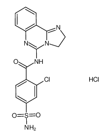 2-chloro-N-(2,3-dihydroimidazo[1,2-c]quinazolin-5-yl)-4-sulfamoylbenzamide hydrochloride CAS:677340-13-5 manufacturer & supplier