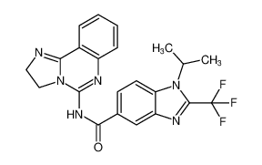 N-(2,3-dihydroimidazo[1,2-c]quinazolin-5-yl)-1-isopropyl-2-(trifluoromethyl)-1H-benzo[d]imidazole-5-carboxamide CAS:677340-79-3 manufacturer & supplier