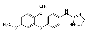 N-(4-((2,5-dimethoxyphenyl)thio)phenyl)-4,5-dihydro-1H-imidazol-2-amine CAS:677343-42-9 manufacturer & supplier