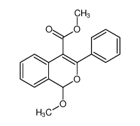 1H-2-Benzopyran-4-carboxylic acid, 1-methoxy-3-phenyl-, methyl ester CAS:677347-47-6 manufacturer & supplier