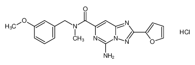 5-amino-2-(furan-2-yl)-N-(3-methoxybenzyl)-N-methyl-[1,2,4]triazolo[1,5-c]pyrimidine-7-carboxamide hydrochloride CAS:677348-89-9 manufacturer & supplier