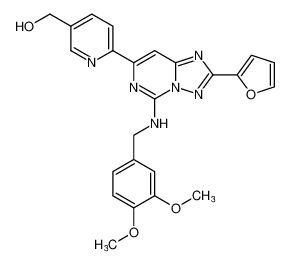 (6-(5-((3,4-dimethoxybenzyl)amino)-2-(furan-2-yl)-[1,2,4]triazolo[1,5-c]pyrimidin-7-yl)pyridin-3-yl)methanol CAS:677349-72-3 manufacturer & supplier