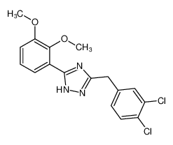 3-(3,4-dichlorobenzyl)-5-(2,3-dimethoxyphenyl)-1H-1,2,4-triazole CAS:677355-83-8 manufacturer & supplier