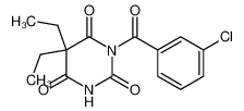 1-(3-chloro-benzoyl)-5,5-diethyl-pyrimidine-2,4,6-trione CAS:67748-07-6 manufacturer & supplier