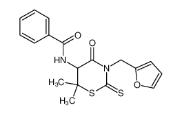 5-benzoylamino-3-furfuryl-6,6-dimethyl-2-thioxo-[1,3]thiazinan-4-one CAS:67749-38-6 manufacturer & supplier