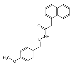 naphthalen-1-yl-acetic acid (4-methoxybenzylidene)hydrazide CAS:67759-89-1 manufacturer & supplier