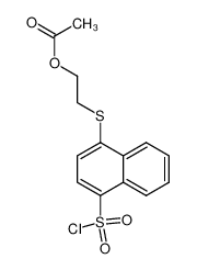 Acetic acid 2-(4-chlorosulfonyl-naphthalen-1-ylsulfanyl)-ethyl ester CAS:67761-07-3 manufacturer & supplier